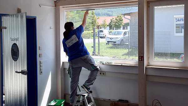 Glas- und Fensterreinigung